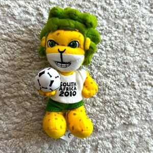 2010 South Africa FIFA World Cup Zakumi Plush Toy-Excellent Condition